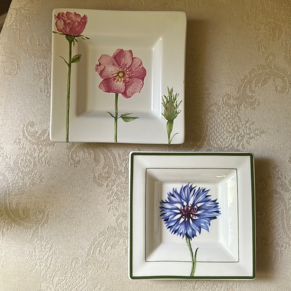 Villeroy & Bosch Flora fine China set of 2, Corn Flower and Wild Rose - Picture 1 of 12